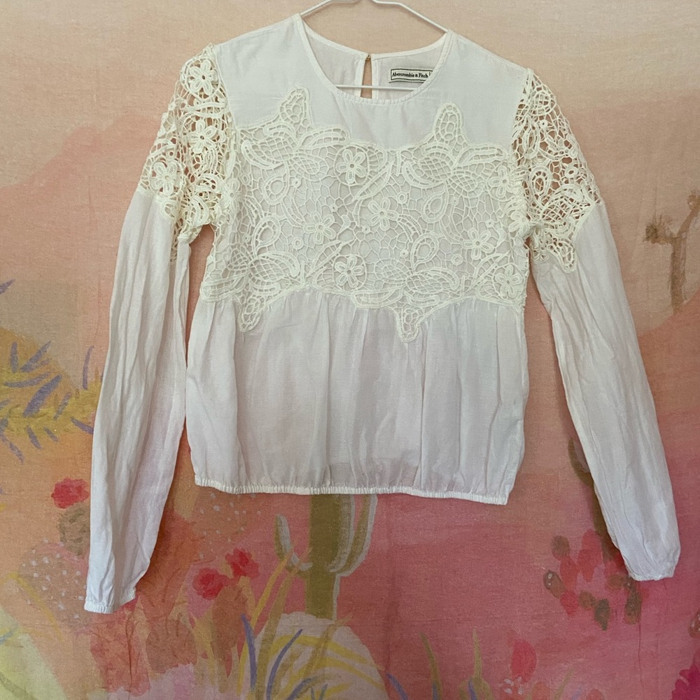 Abercrombie White Blouse